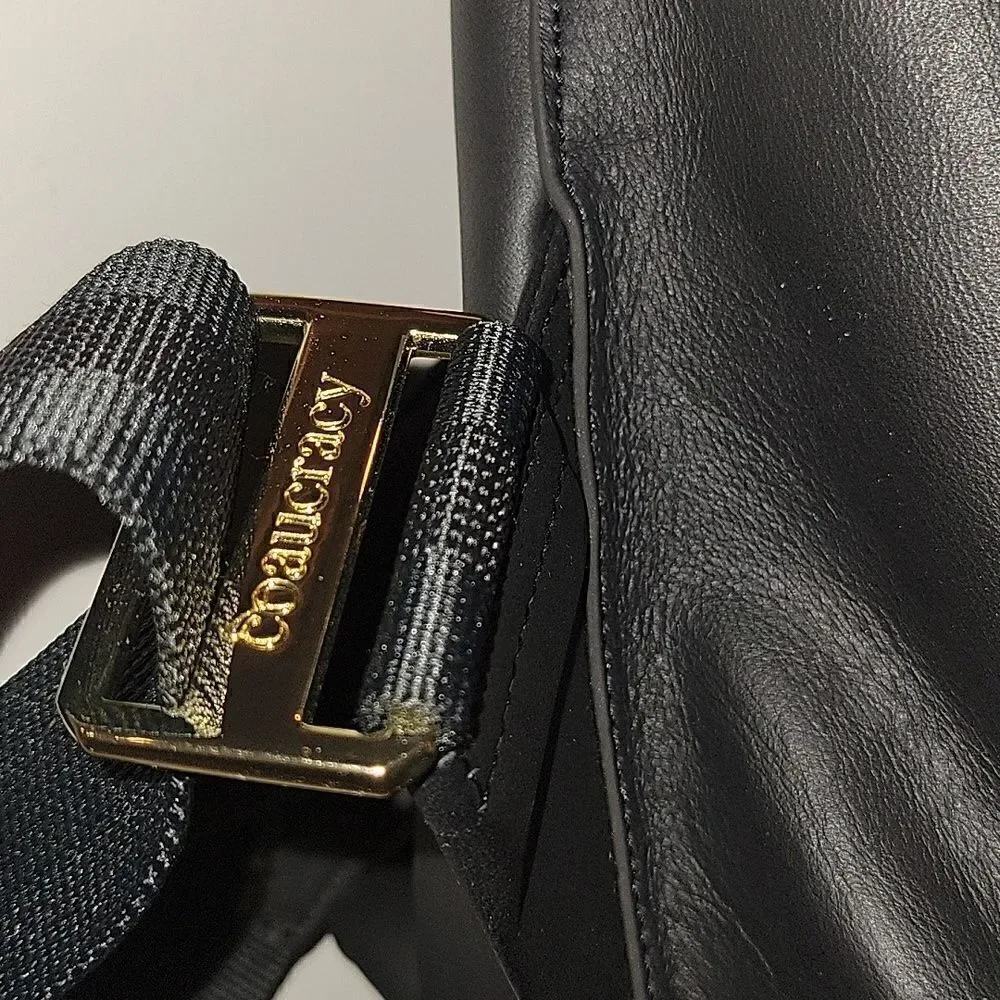 Coaucracy Leather Backpack Travel Bag Luggage Sleeve Made in USA